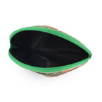 Set of 10 Floral Print Zippered Jewellery & Cosmetic Pouches - Green_8677129_5