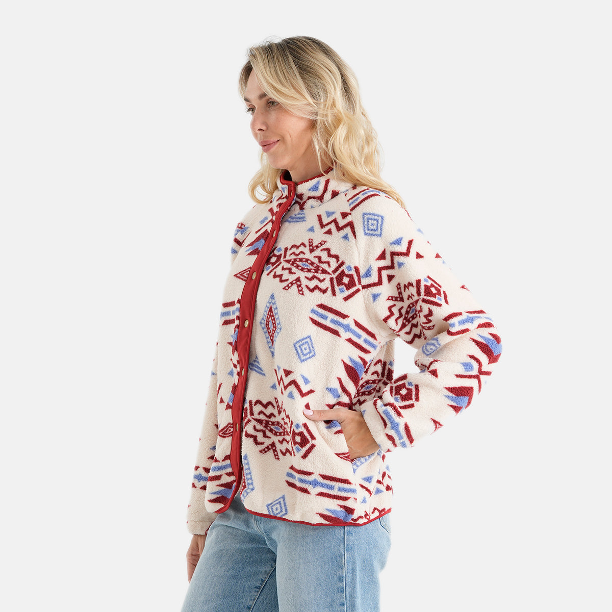 La Marey Aztec Jacket (Size - XL) - Red 8677323 2