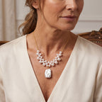 Multi Color Keshi Pearl & White Fresh Water Pearl Beads Necklace (Size - 20+1 Ext) 25.00 Ct._8678129_1