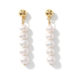 White Fresh Water Pearl Dangle Earring with Push Back 5.00 Ct._8678168