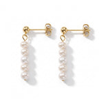White Fresh Water Pearl Dangle Earring with Push Back 5.00 Ct._8678168_3