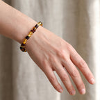 Multi Color Amber Stretchable Beads Bracelet (Size - 7.5) 20.00 Ct._8678898_1