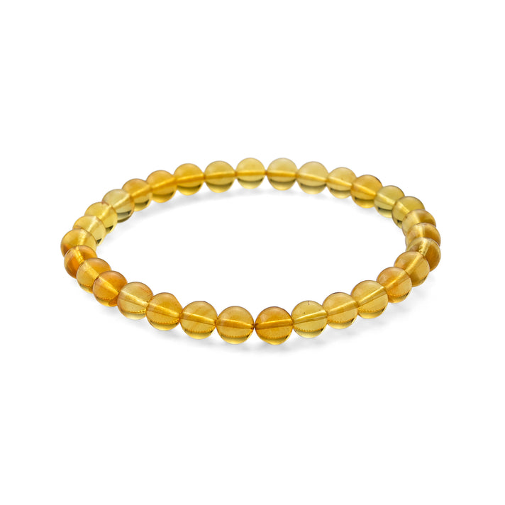 Amber Adjustable Beads Bracelet (Size - 7.5) 20.00 Ct. 8679123 1
