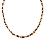 Multi Color Amber Beads Necklace (Size - 20) 50.00 Ct._8679261