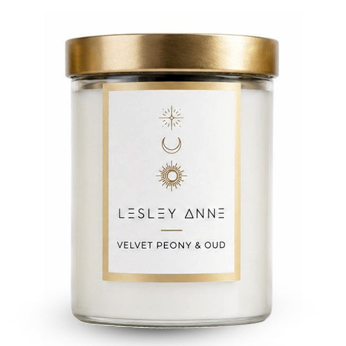 Opatra Lesley Anne VELVET PEONY &amp; OUD Candle 8680214 1