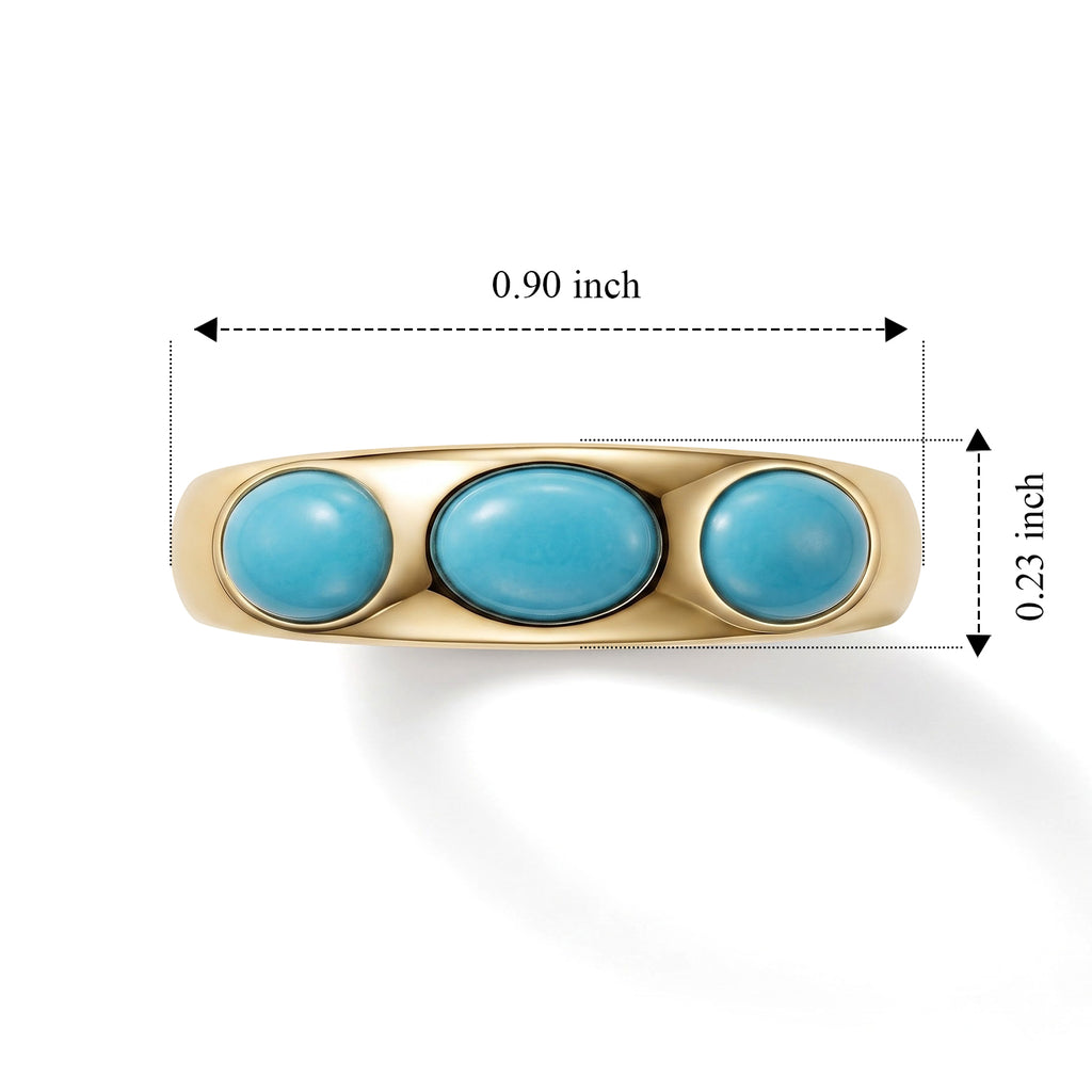 D'Joy Blue Turquoise Ring Sterling Silver  1.440  Ct._8680924_5
