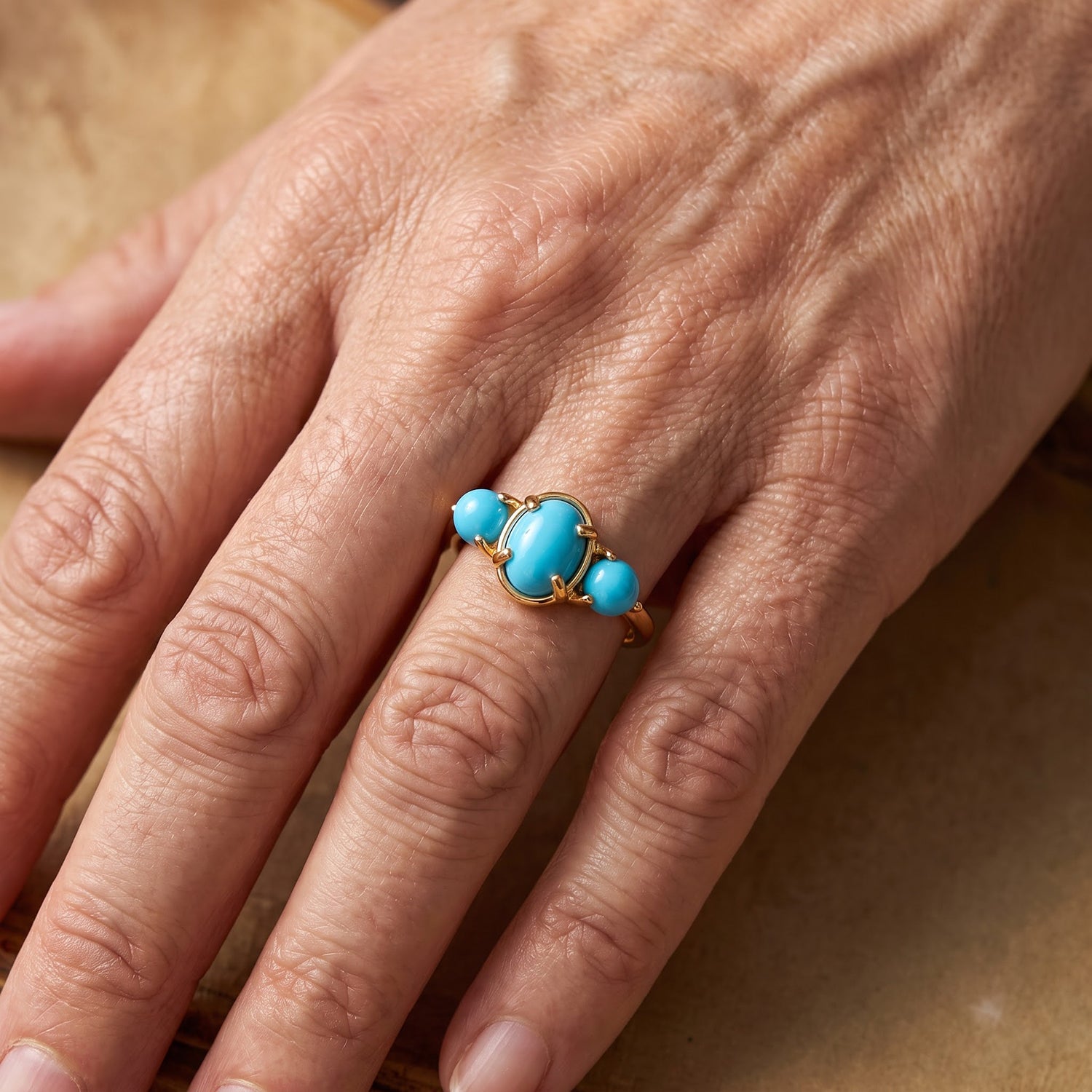 D'Joy Blue Turquoise Ring Sterling Silver  1.470  Ct. 8680933 2