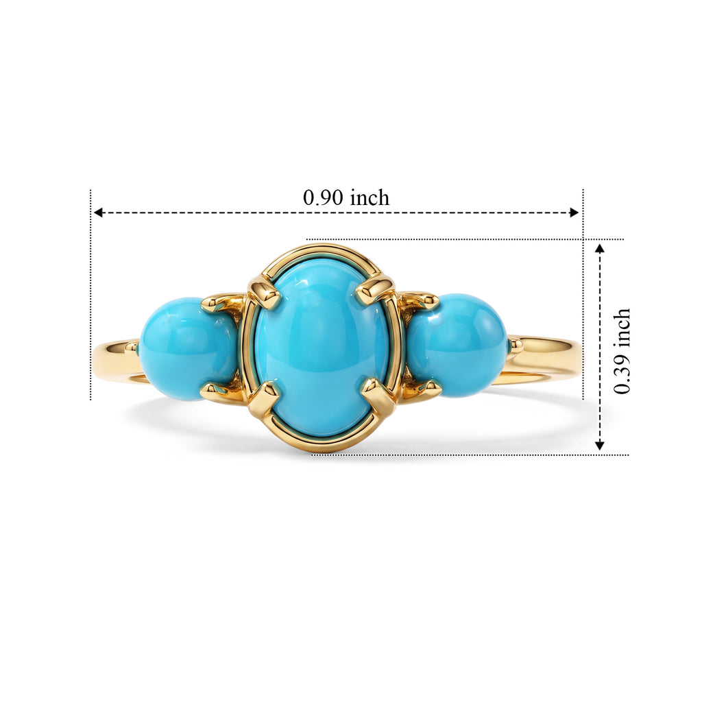 D'Joy Blue Turquoise Ring Sterling Silver  1.470  Ct._8680933_5