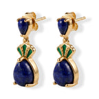 EverTrue Lapis Lazuli Dangling Earring Pure Yellow Brass  5.166  Ct._8682395_3