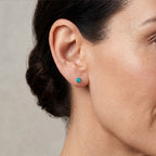 D'Joy Blue Turquoise Earring in Rhodium OverlaySterling Silver  0.660  Ct._8683068_1