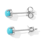 D'Joy Blue Turquoise Earring in Rhodium OverlaySterling Silver  0.660  Ct._8683068_3