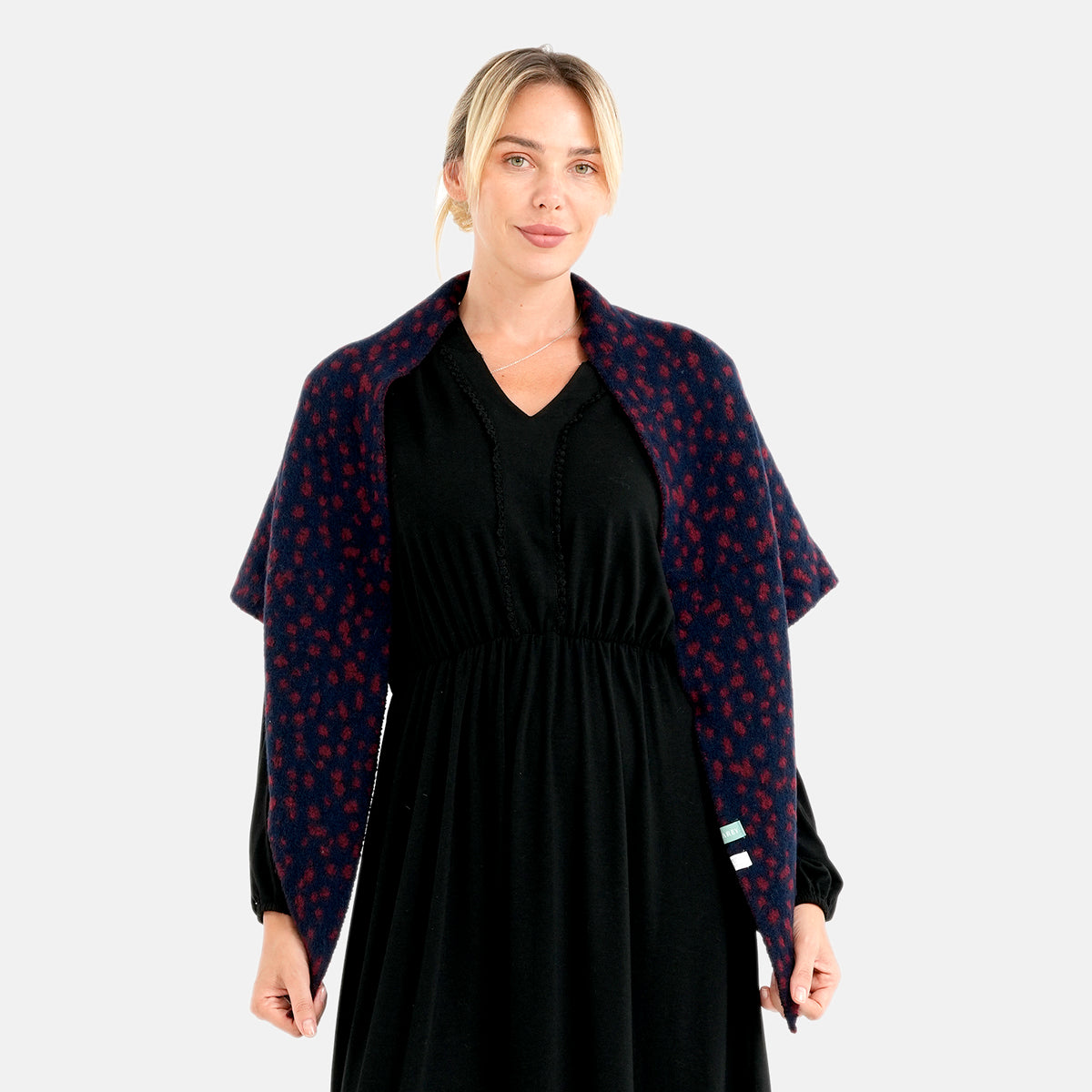 Patterned Scarf (Size - One Size) - Dark Red 8683705 0