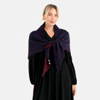 Patterned Scarf (Size - One Size) - Dark Red_8683705_2