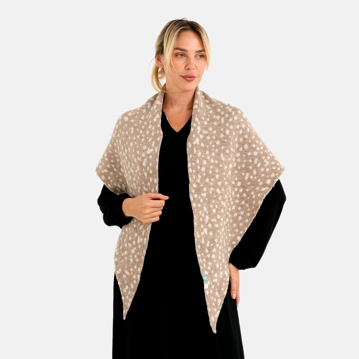 Patterned Scarf (Size - One Size) - Beige 8683718 0