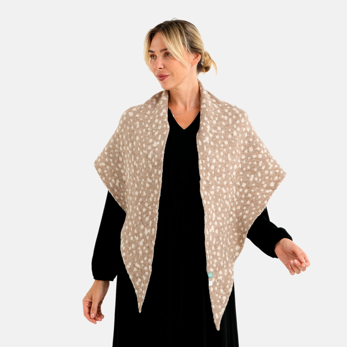 Patterned Scarf (Size - One Size) - Beige 8683718 1