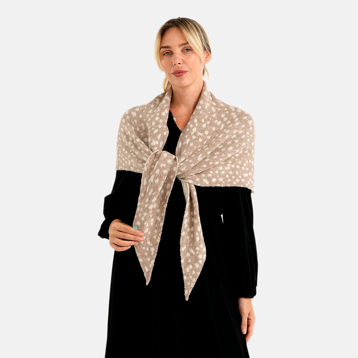 Patterned Scarf (Size - One Size) - Beige 8683718 2