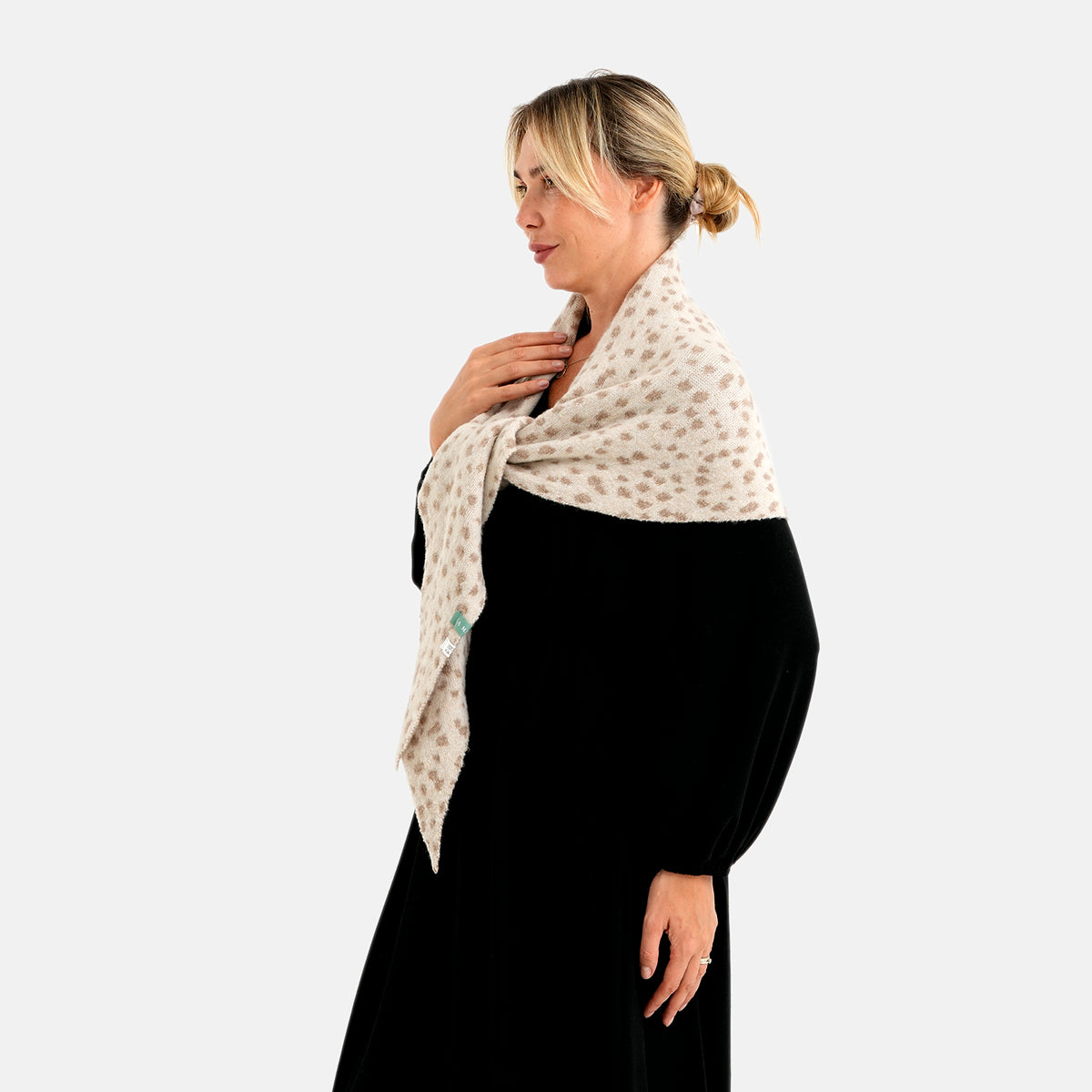 Patterned Scarf (Size - One Size) - Beige 8683718 4