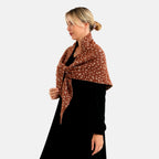 Patterned Scarf (Size - One Size) - Dark Chocolate_8683720_2
