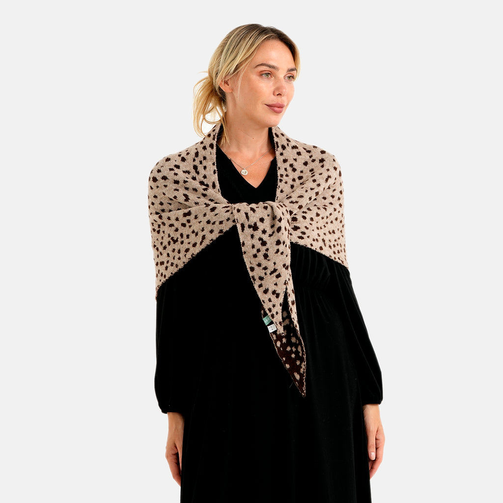 Patterned Scarf (Size - One Size) - Red_8683721_1