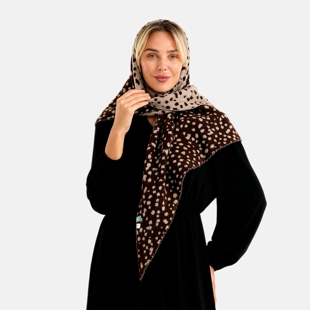 Patterned Scarf (Size - One Size) - Red_8683721_3