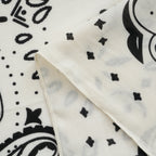 Printed Scarf (Size - One Size) - White_8683777_7