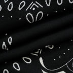 Printed Scarf (Size - One Size) - Black_8683778_6