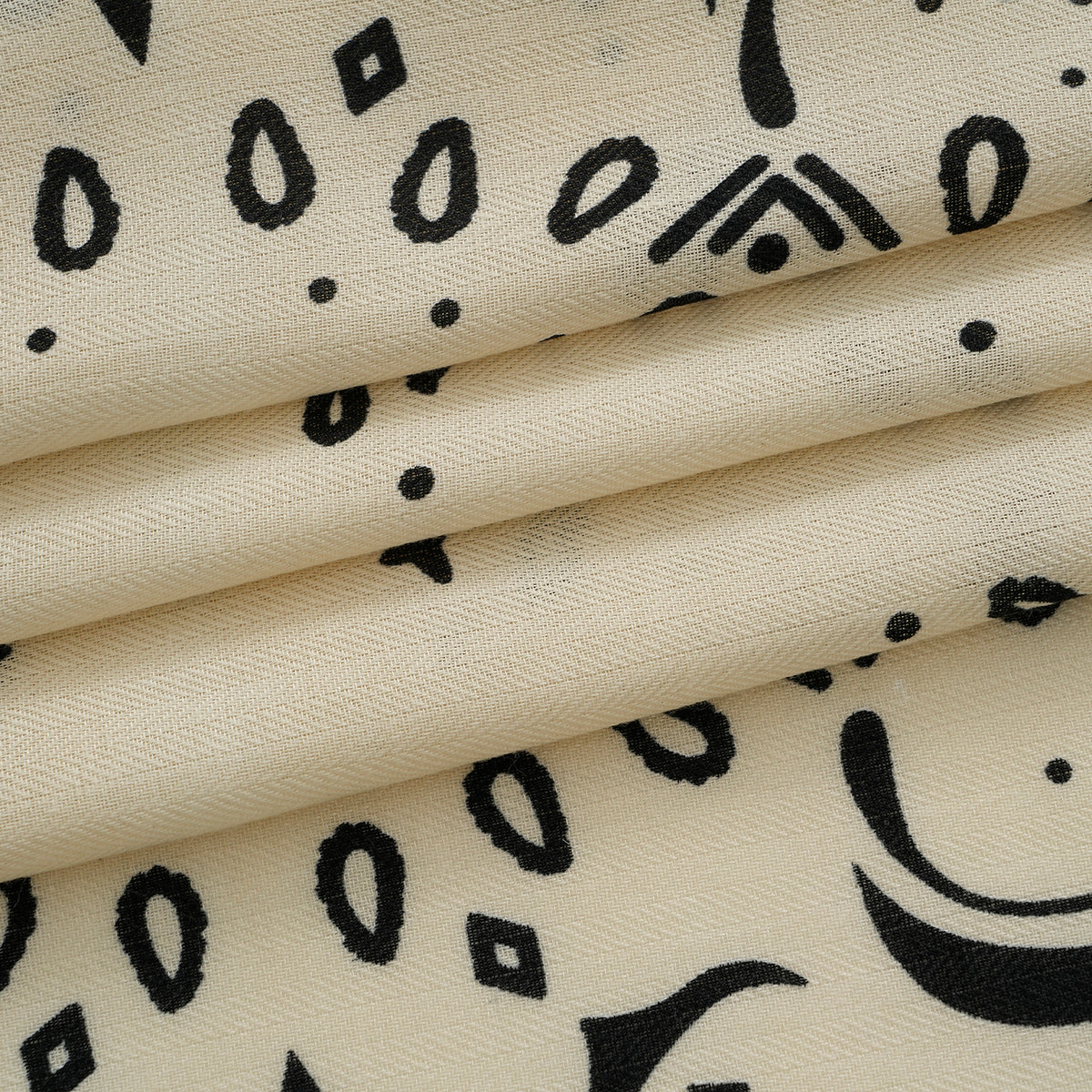 La Marey Printed Square Scarf (88 x 88 cm) - Beige V32621777 7