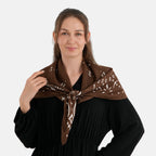 Printed Scarf (Size - One Size) - Brown_8683781_2