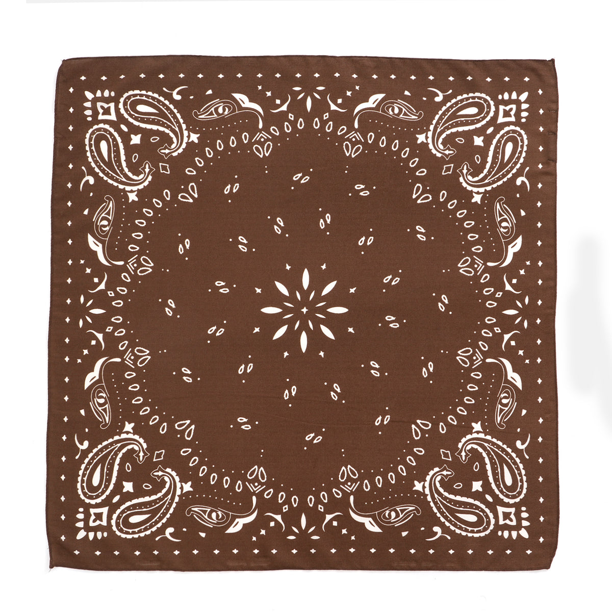 La Marey Printed Square Scarf (88 x 88 cm) - Brown V32621943 6
