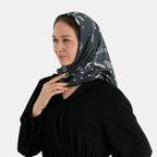 Printed Scarf (Size - One Size) - Navy Blue_8683782_3