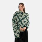 La Marey Printed Scarf (Size - One Size) - Military Green_8683956