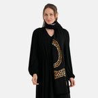 La Marey Printed Scarf (Size - One Size) - Khaki_8683958_3