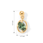 D'Joy Natural Green Apatite Dangling Earring in 18K YG PlatingSterling Silver  0.890  Ct._8684598_4