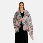 La Marey Printed Scarf (Size - One Size) - Blue Green_8686256