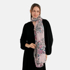 La Marey Printed Scarf (Size - One Size) - Blue Green_8686256_2