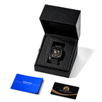William Hunt Hollow Automatic Mechanical Movement 5ATM WR Black Hollow Dial & IP Black Plating 304 Stainless Steel Case Mens Watch with Stainless Steel Mesh Strap_8686615_7