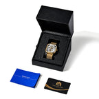 William Hunt Hollow Automatic Mechanical Movement 5ATM WR White Hollow Dial & IPS Plating 304 Stainless Steel Case Mens Watch with Stainless Steel Mesh Strap_8686617_7