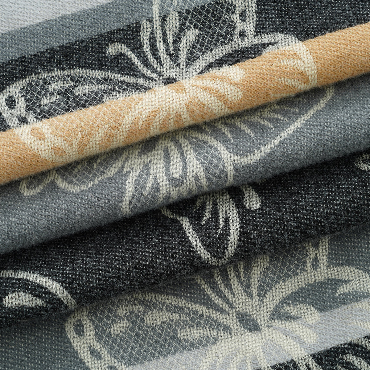 La Marey Signature Printed Scarf (Size - One Size) - Light Grey 8686852 8