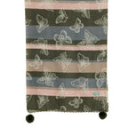 La Marey Signature Printed Scarf (Size - One Size) - Dark Green_8686953_6