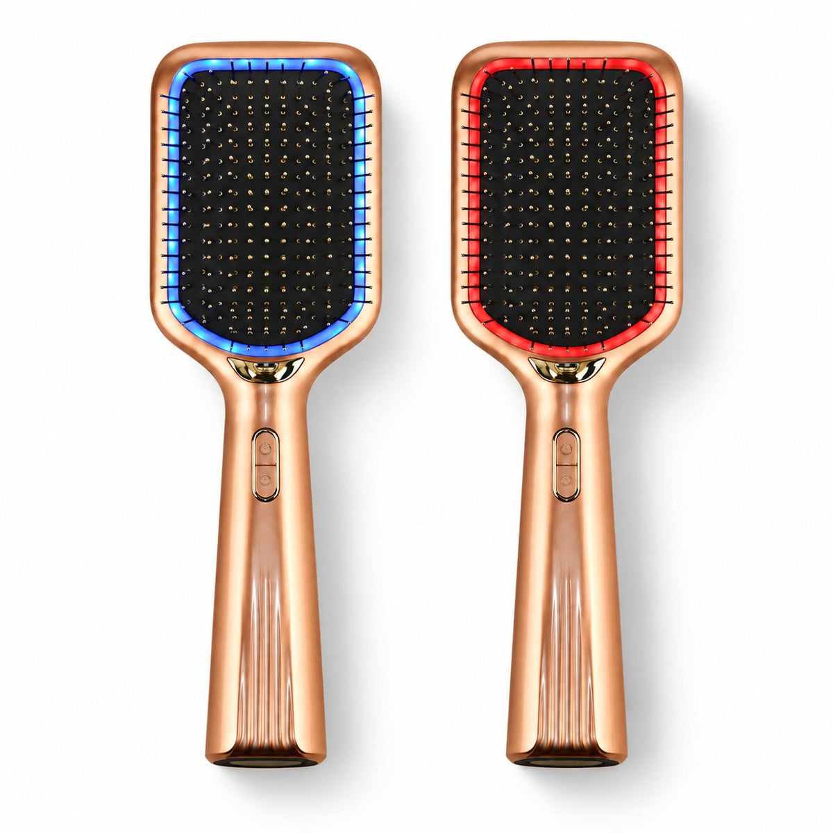 "Beautech Red and Blue light air cushion massage comb with 3 bottles of Essential oil Size-   251*85*57mm                                                                    Material- ABS-PC Weight-  2 8688300 4