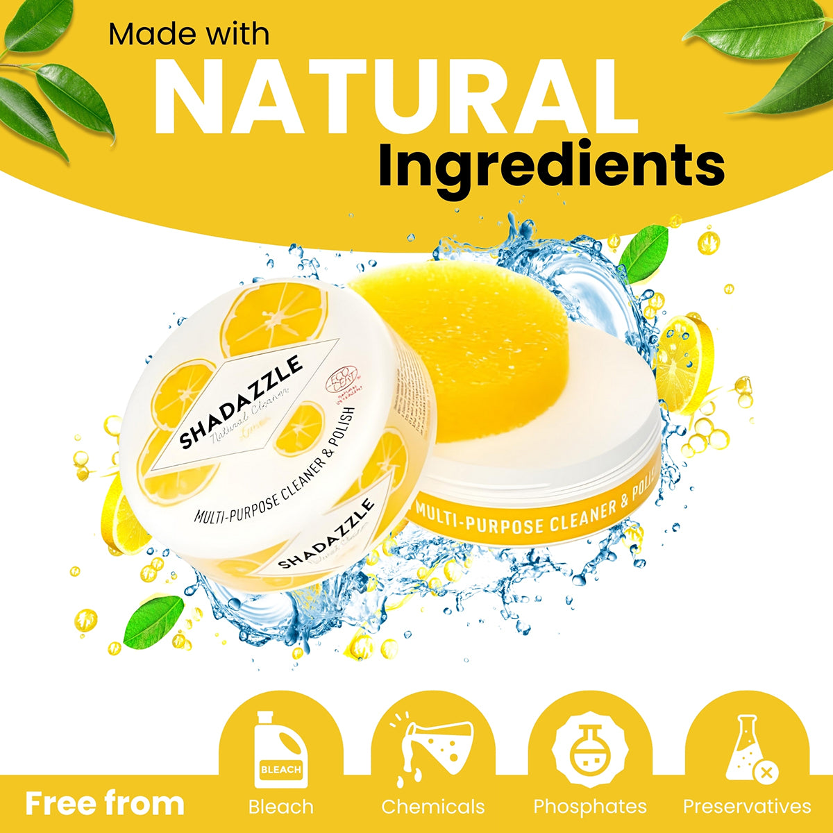 Shadazzle Multi-purpose Cleaner and Polish - an environmentally friendly powerhouse that shines and cleans everything from chrome to ceramic hobs, garden furniture to car exteriors, and jewellery 8688700 3