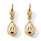 D'Joy - Kyanite Dangling Earring with Push Post in Yellow Gold Plated Sterling Silver 1.10 Ct._8689020_4