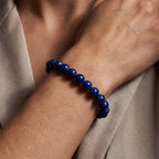 Lapis Lazuli Stretchable Bracelet (Size - 7) 90.00 Ct._8690348_1