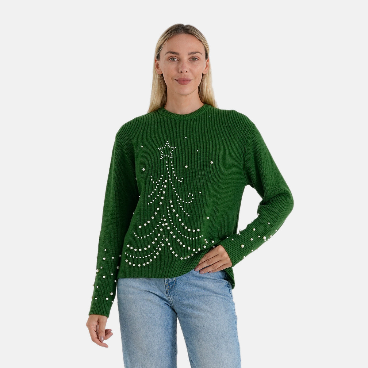 La Marey Christmas Tree Jumper (Size - XL) - Green 8690704 0