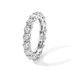 D'Joy - Moissanite Band Ring in Rhodium Overlay Sterling Silver 4.10 Ct._8690769_3