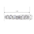 D'Joy - Moissanite Band Ring in Rhodium Overlay Sterling Silver 4.10 Ct._8690769_4