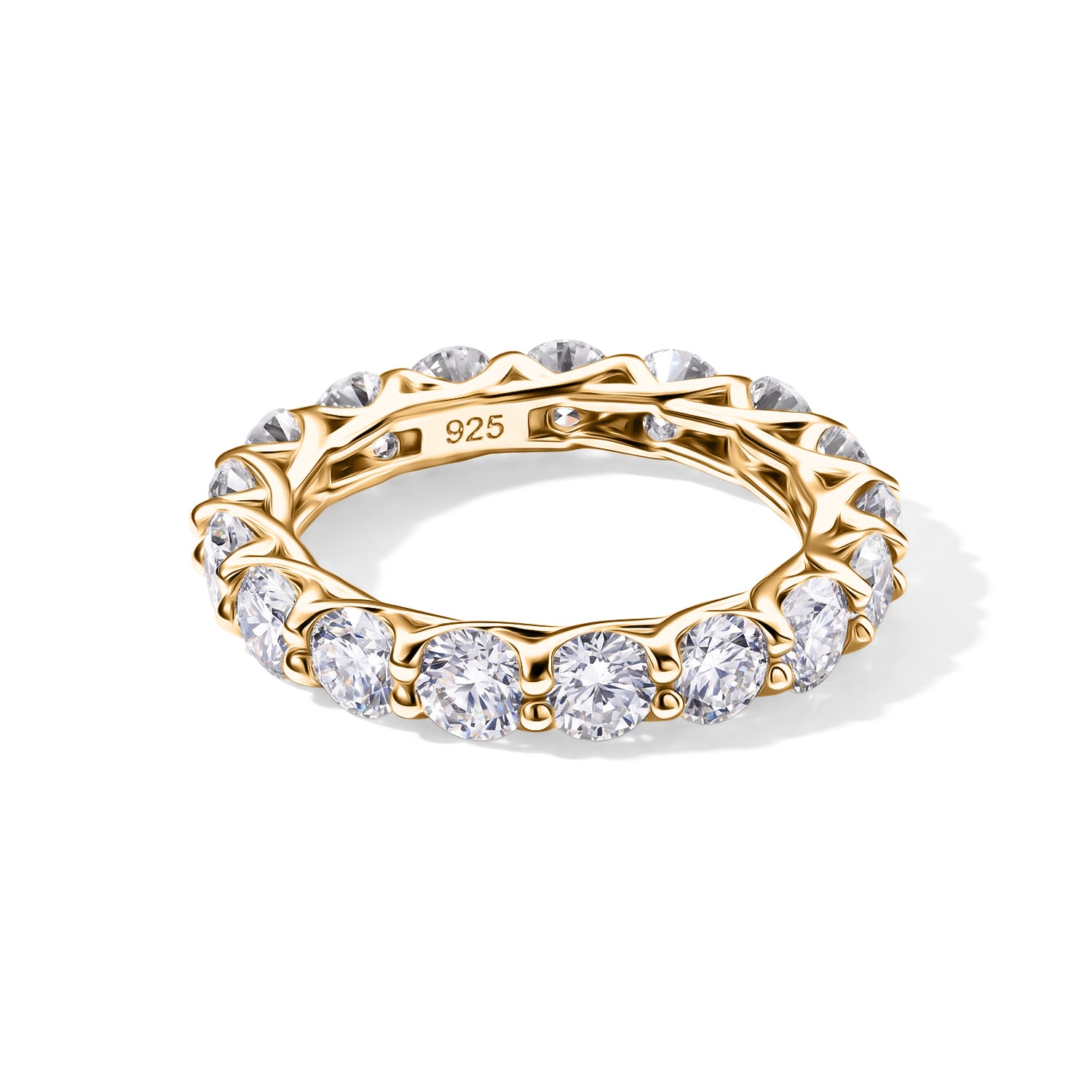 D'Joy Moissanite Band Ring Sterling Silver  4.370  Ct. 8690771 0
