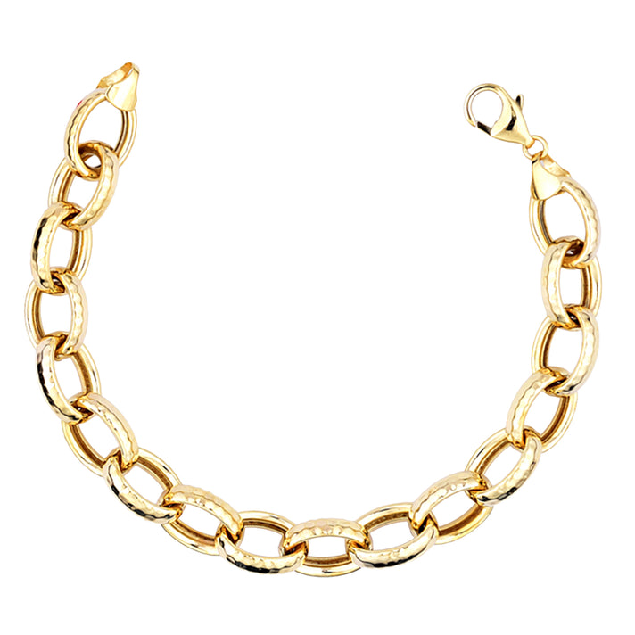 Maestro Collection- Limited Edition 9K Yellow Gold Over Size Belcher Bracelet (Size - 8), Gold Wt.12.50 Gms 8691036 1