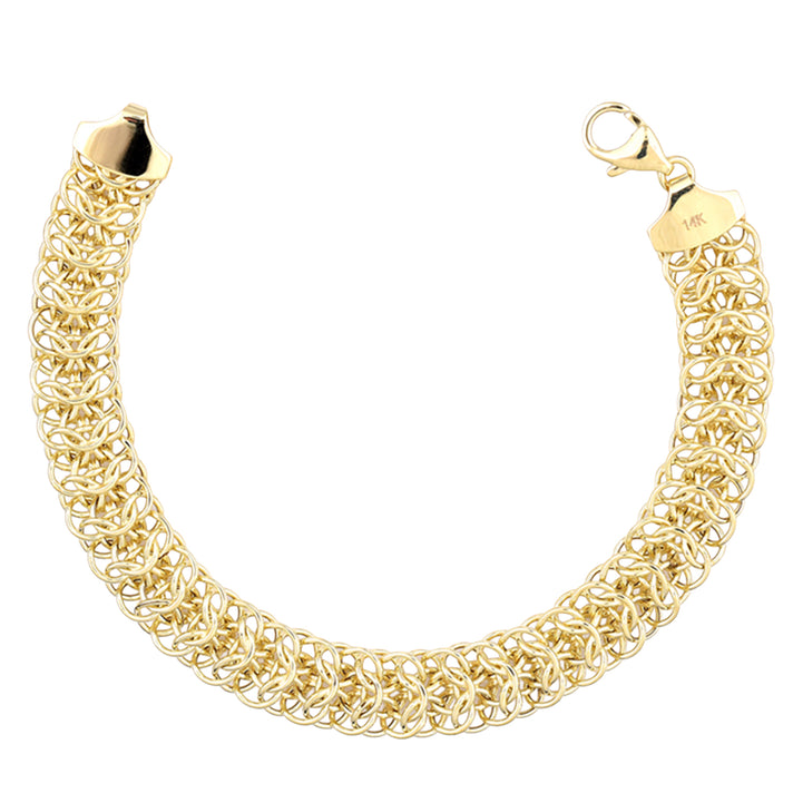 9K Yellow Gold Bracelet (Size - 8), Gold Wt. 9.00 Gms 8691038 1