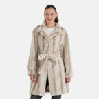 La Marey Signature Longline Faux Fur Winter Coat (Size - L/XL, 16-22) - Beige_8691184_4